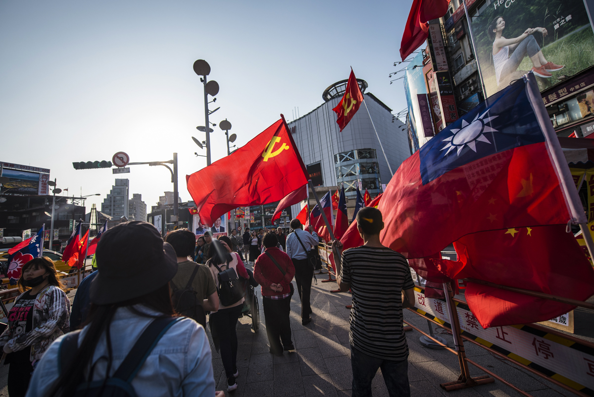 Wat te doen in Taipei - protesteren voor china in ximending