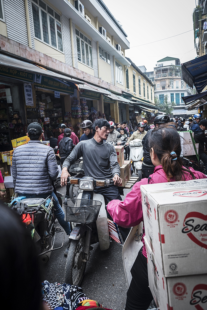 Wat te doen in Hanoi - verkeersdrukte