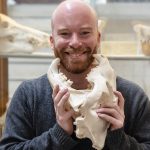 Wat te doen in Koksijde: Jonathan Ramael met leeuwenschedel in Museos