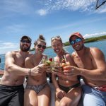 Feesten op een zeilschip in Aruba