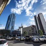 Wolkenkrabbers in Downtown Nairobi