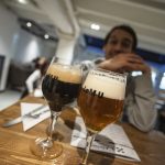 Drinking beers in LAMU Charleroi
