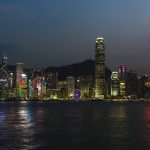 Hong Kong - Skyline gezien vanaf Kowloon