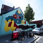 Street Art in Antwerpen - Boho Mermaid by Lucia Biancalana