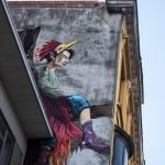 Street Art in Antwerpen - Dreamin' by Larsen Bervoets