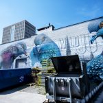 Street Art in Antwerpen - Hello Pigeons by Super-A