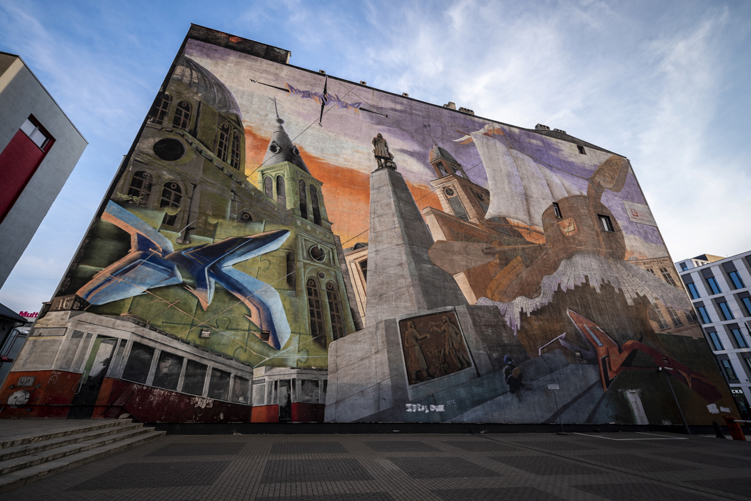 Graffiti Lodz - Lodz city mural